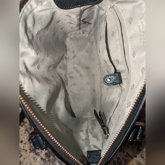 Kate Spade Metallic Green Small Crossbody Purse Handbag - Picture 4 of 4